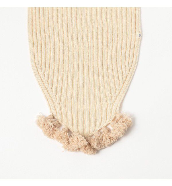 BEAMSBOY「タッセル リブ マフラー」|マフラー|