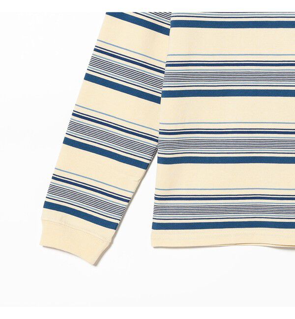 BEAMSBOY「ボーイ エンブロイダリー ボーダー ロングスリーブ Tシャツ」|Tシャツ・カットソー|