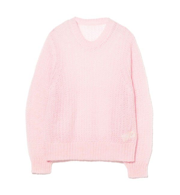 Ray BEAMS 「モヘヤ タッチ シアー クルーネック ニット」|ニット・セーター|