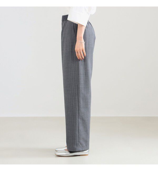Demi-Luxe BEAMS 「ポプリン ストライプ イージーパンツ」|チノ|