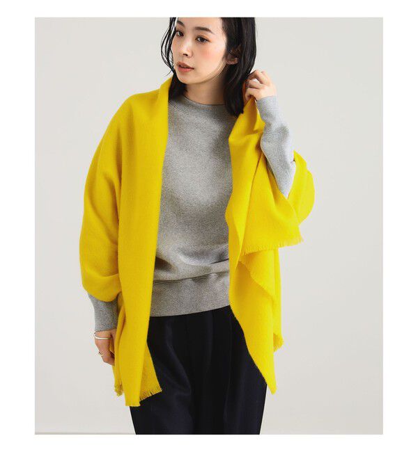 Demi-Luxe BEAMS 「AK+1 / ウール フリンジ ストール」|ストール|