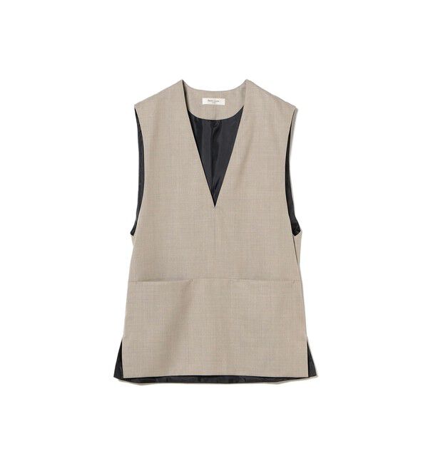 Demi-Luxe BEAMS 「ツイル Vあき プルオーバー ベスト」|シャツ・ブラウス|