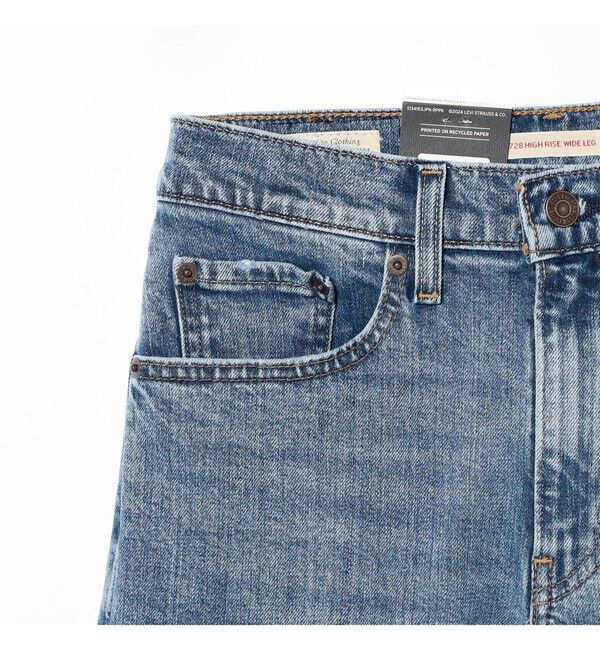 Ray BEAMS 「LEVI&rsquo;S(R) / 728(TM) ハイライズ ワイドレッグ ジーンズ」|デニム|