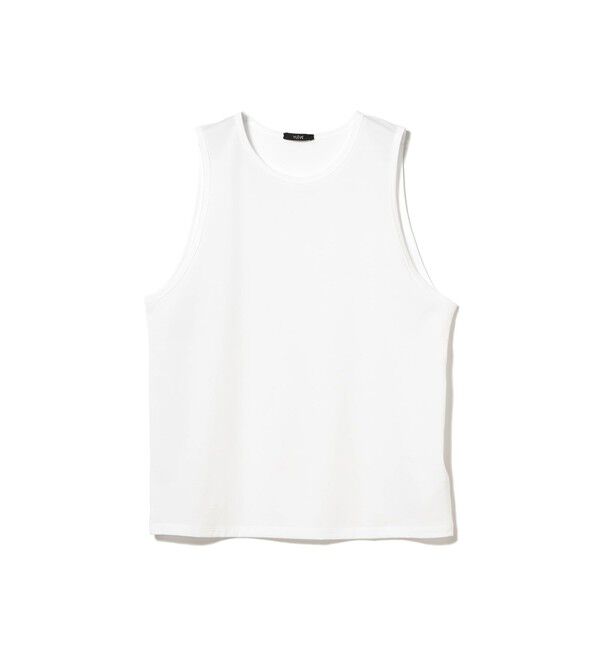 Demi-Luxe BEAMS 「YLEVE / コットン ノースリーブ プルオーバー」|Tシャツ・カットソー|WHITE