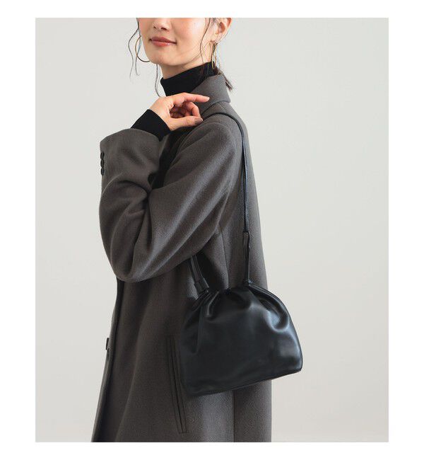 Demi-Luxe BEAMS 「ソフトレザー 2WAY バッグ」|トートバッグ|BLACK