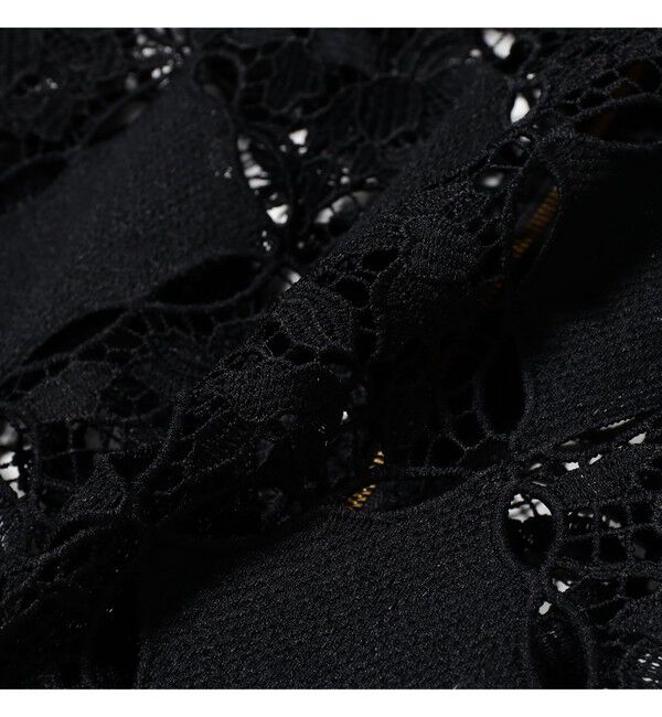 Ray BEAMS 「レース ベルカフス ロングスリーブ ワンピース」|ワンピース|