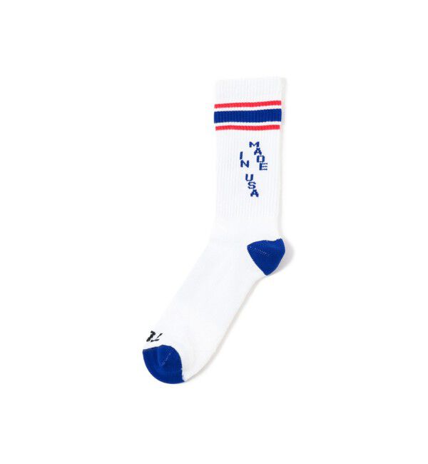 BEAMSBOY「【別注】TCK / MADE IN USA ソックス」|ソックス|BLUE