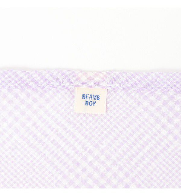 BEAMSBOY「2トーン フリル ストール」|マフラー|