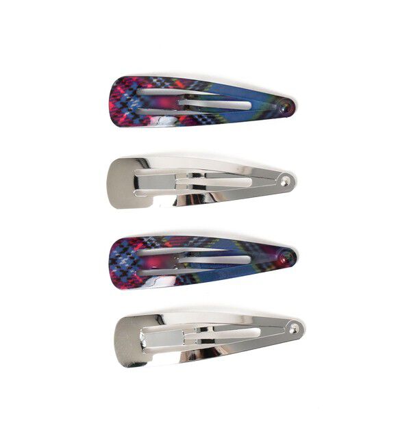 BEAMSBOY「チェック柄 ピン 4セット」|その他|PURPLE&times;SILVER