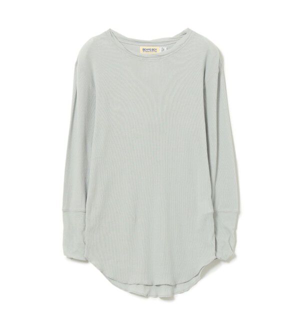 BEAMSBOY「リブ クルー 3/4」|Tシャツ・カットソー|