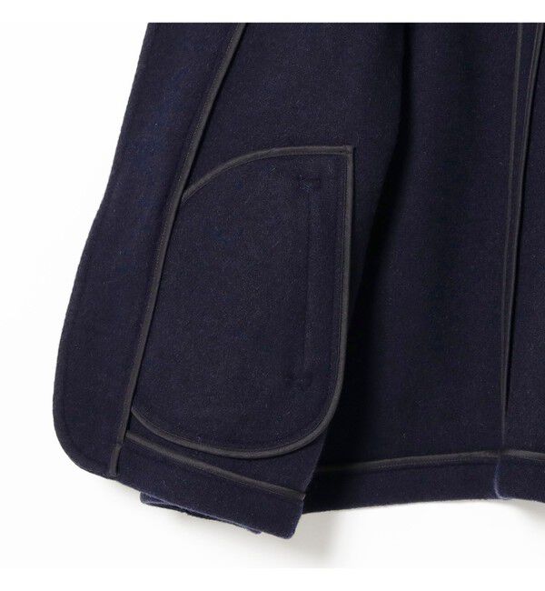 BEAMS「DANTON / WOOL PILE ROUND COLLAR JACKET」|ブルゾン・スタジャン|
