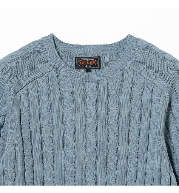 BEAMS PLUS「Crew Cable」|ニット・セーター|