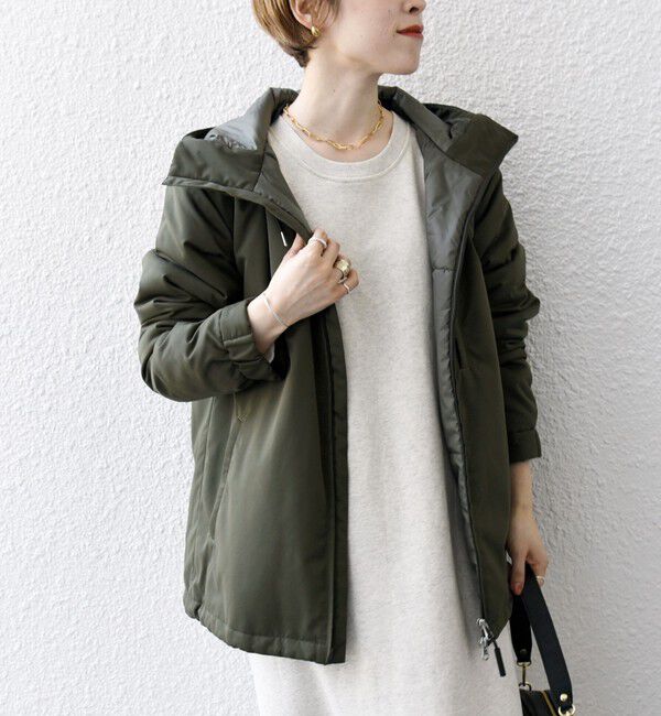 SHIPS any「SHIPS any:  ユーティリティー ZIPポケット 中綿マウンテンパーカー 24FW◇」|ブルゾン・スタジャン|