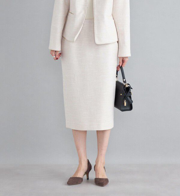 SHIPS for women「ツイードタイトスカート（セットアップ対応）◇」|タイト|