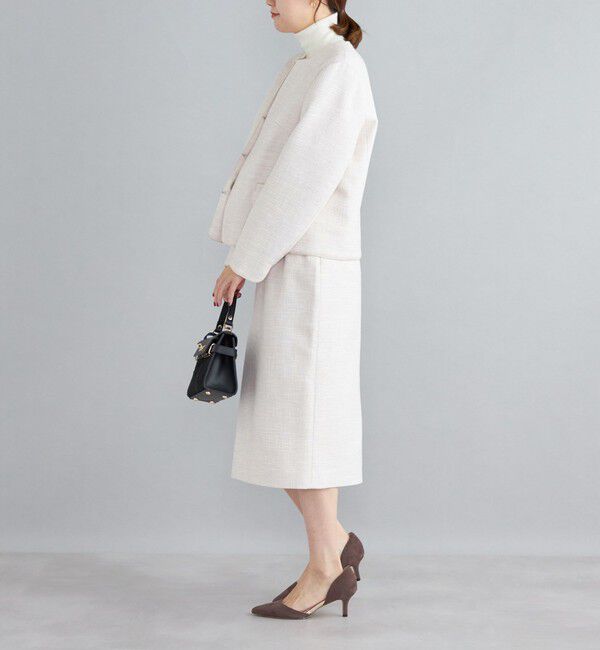 SHIPS for women「ツイードタイトスカート（セットアップ対応）◇」|タイト|