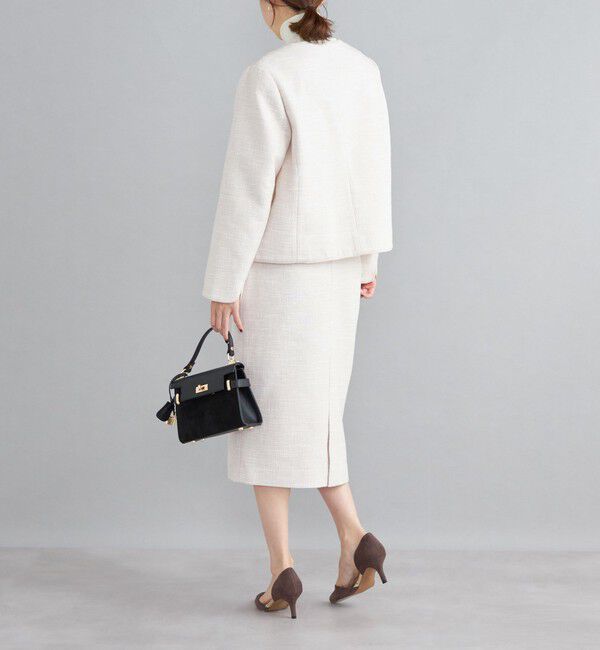 SHIPS for women「ツイードタイトスカート（セットアップ対応）◇」|タイト|