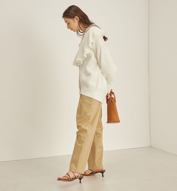 SHIPS for women「〈手洗い可能〉スムージーリップ ラッフル ブラウス ◇」|シャツ・ブラウス|