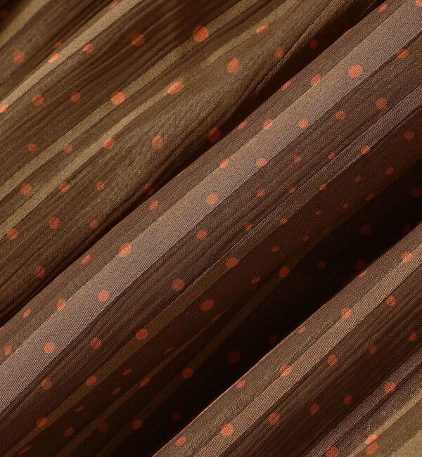 SHIPS for women「〈手洗い可能〉サテン 楊柳 ドット プリント ワンピース◆」|ワンピース|