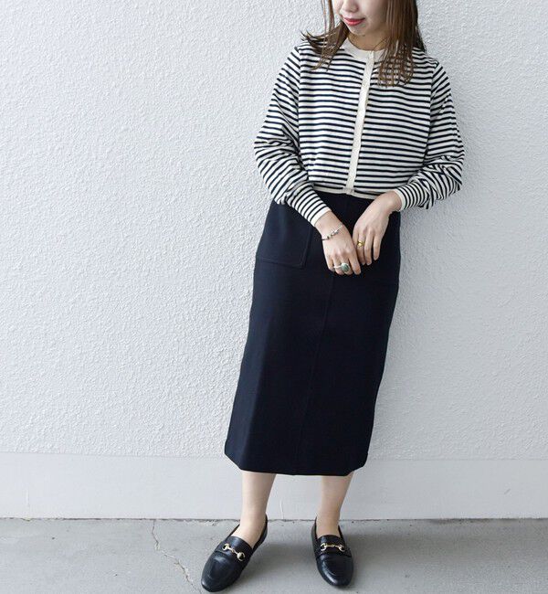 SHIPS any「SHIPS any:〈UVカット〉ジャージー ポケット タイト スカート」|スカート|