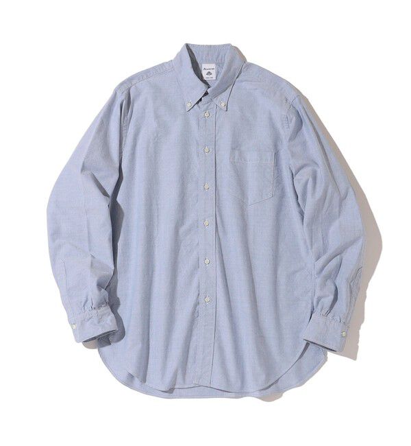 SHIPS「Southwick Gate Label: オックスフォード ボタンダウンシャツ」|シャツ・ブラウス|ライトブルー