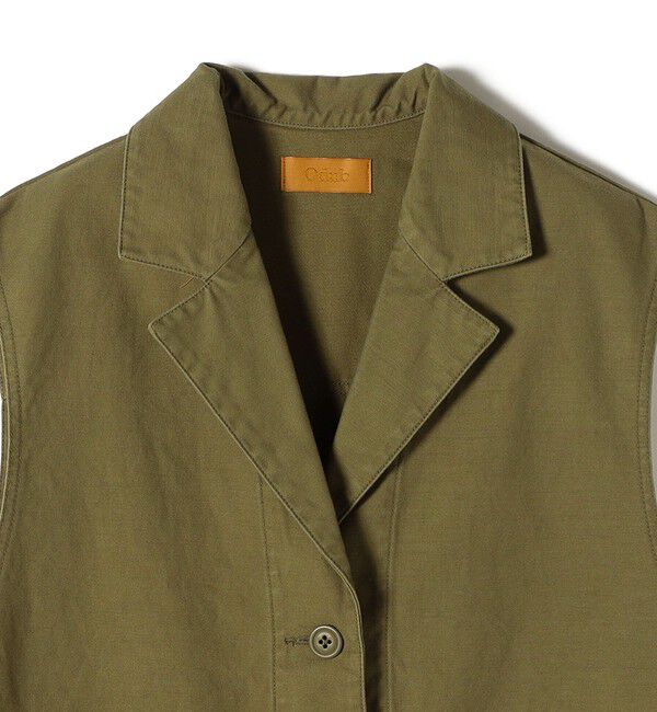 SHIPS for women「Odub:〈洗濯機可能〉ミリタリー ジレ◇」|ベスト・ジレ|