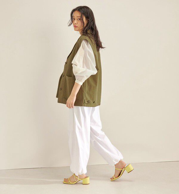 SHIPS for women「Odub:〈洗濯機可能〉ミリタリー ジレ◇」|ベスト・ジレ|