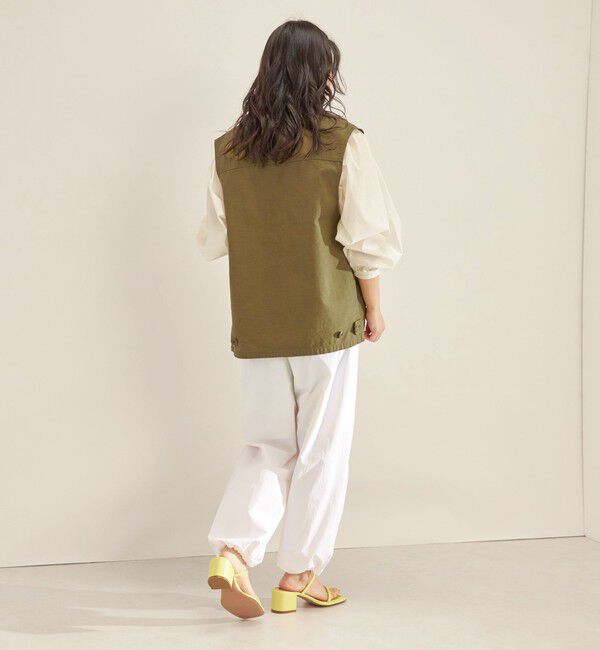 SHIPS for women「Odub:〈洗濯機可能〉ミリタリー ジレ◇」|ベスト・ジレ|