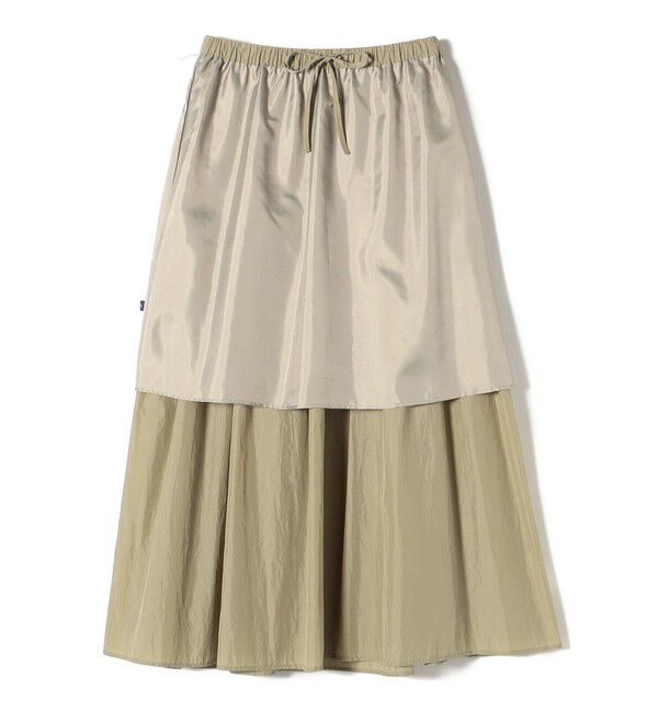 SHIPS for women「〈手洗い可能〉タフタ ティアード ロング スカート」|スカート|