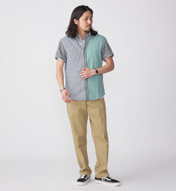 SHIPS「【WEB限定】SHIPS: 防シワ・吸水速乾 Drymix(R) ギンガムチェック パナマ シャツ」|シャツ・ブラウス|