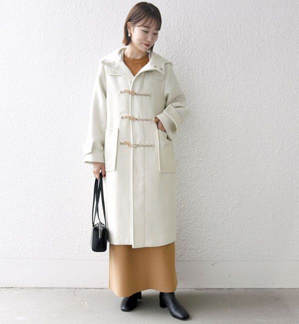 SHIPS any「SHIPS any: メルトン ロング ダッフル コート」|ダッフルコート|