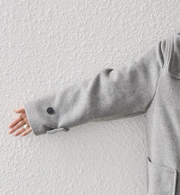 SHIPS any「SHIPS any: メルトン ロング ダッフル コート」|ダッフルコート|