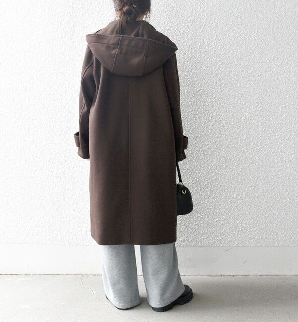 SHIPS any「SHIPS any: メルトン ロング ダッフル コート」|ダッフルコート|