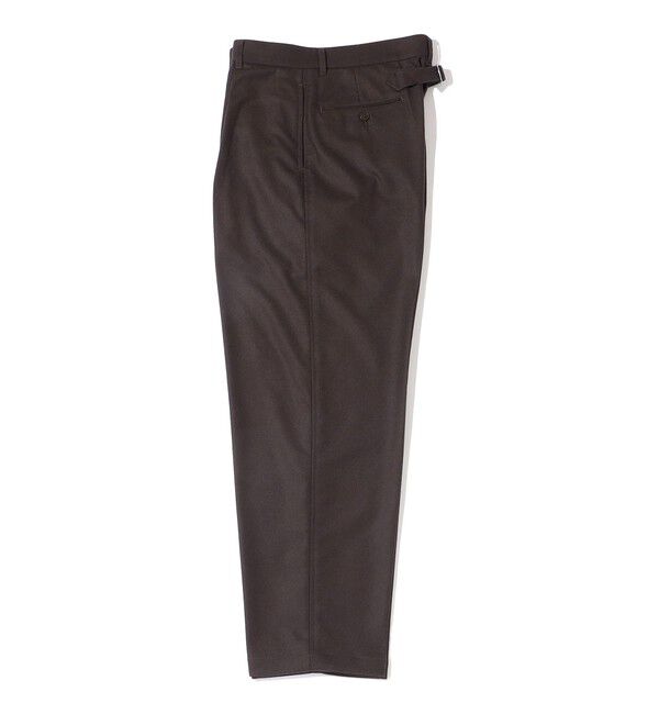 SHIPS「Southwick Gate Label: ウール 1プリーツ パンツ」|チノ|