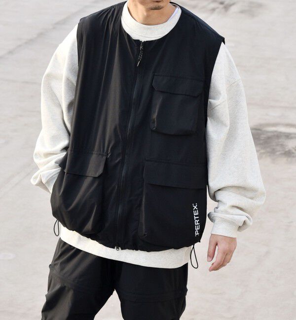 SHIPS any「SHIPS any: 〈撥水・透湿・軽量〉PERTEX(R) ベスト (セットアップ対応)◆」|ベスト・ジレ|