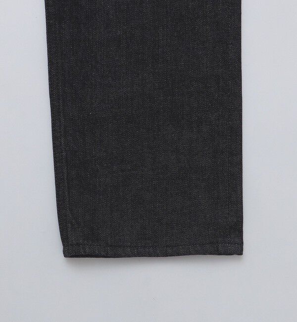 SHIPS「SHIPS: オイカワデニム 5ポケット テーパード デニムパンツ 24SS 〈ブラック〉」|チノ|