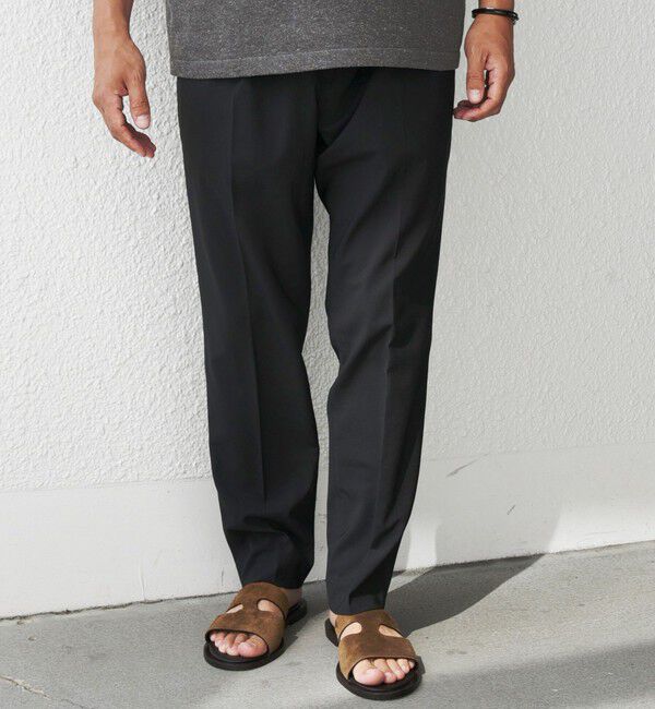 SHIPS any「SHIPS any: COOLMAX ジャストレングス テーパード パンツ ＜セットアップ対応＞◇」|チノ|