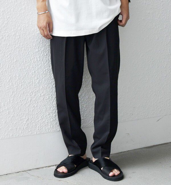 SHIPS any「SHIPS any: COOLMAX ジャストレングス テーパード パンツ ＜セットアップ対応＞◇」|チノ|