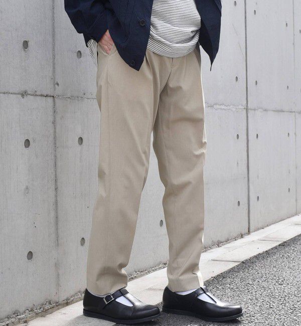 SHIPS any「SHIPS any: COOLMAX ジャストレングス テーパード パンツ ＜セットアップ対応＞◇」|チノ|