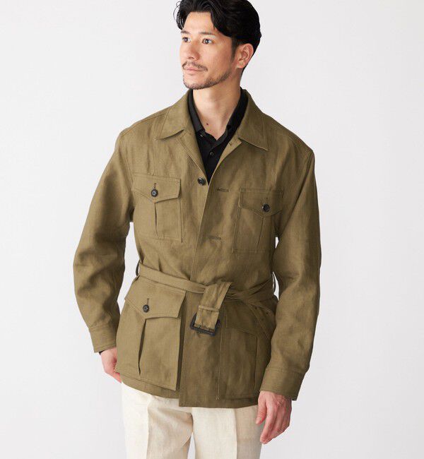 SHIPS「SHIPS: LES LESTON リネン サファリ ジャケット」|その他|