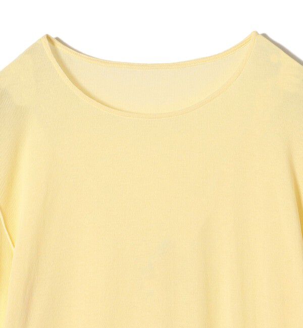 SHIPS for women「〈手洗い可能〉シアー ストレッチ クルーネック プルオーバー」|Tシャツ・カットソー|