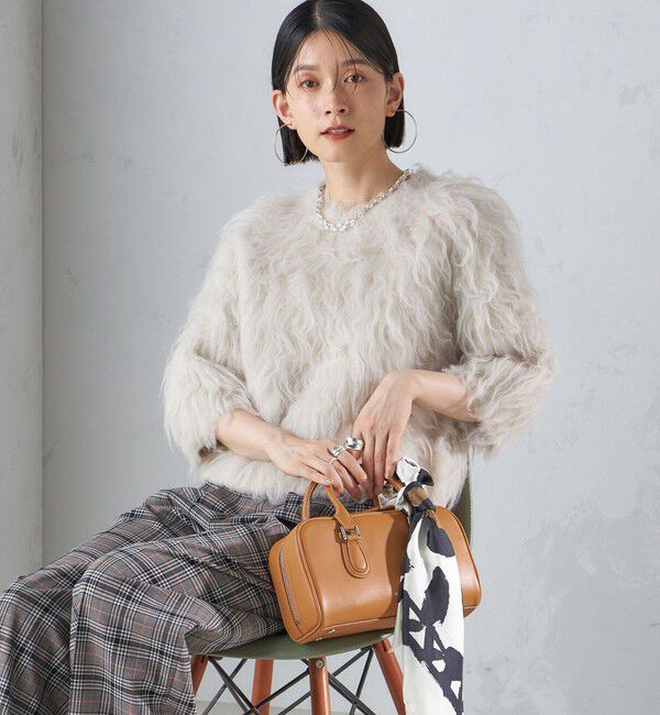 SHIPS for women「〈手洗い可能〉シャギー ファー プルオーバー」|ニット・セーター|