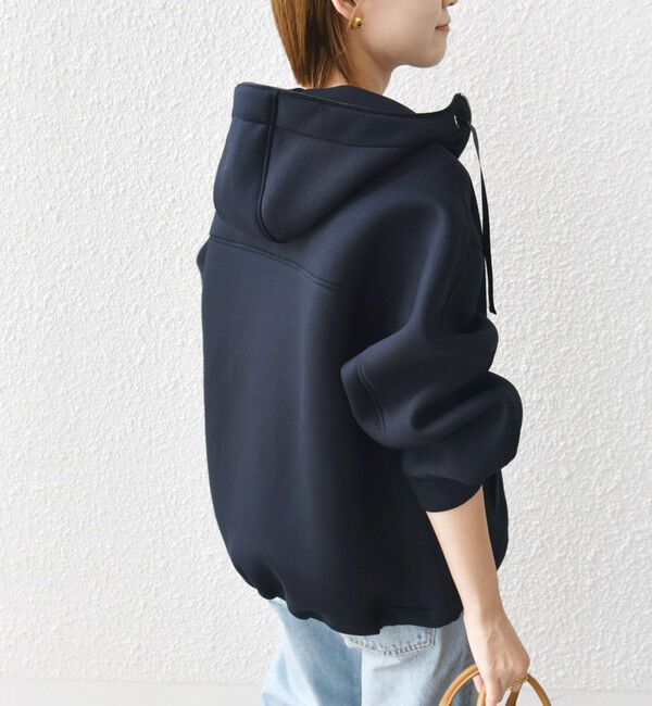 SHIPS for women「【WEB限定】〈手洗い可能〉ダンボール ダブルジップ フーディー 1」|パーカー|