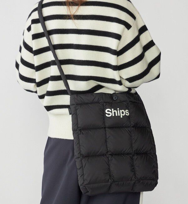 SHIPS「【WEB限定/SHIPS別注】TAION: ダウン スクエア ショルダー バッグ」|ショルダー・メッセンジャー|