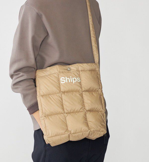 SHIPS「【WEB限定/SHIPS別注】TAION: ダウン スクエア ショルダー バッグ」|ショルダー・メッセンジャー|