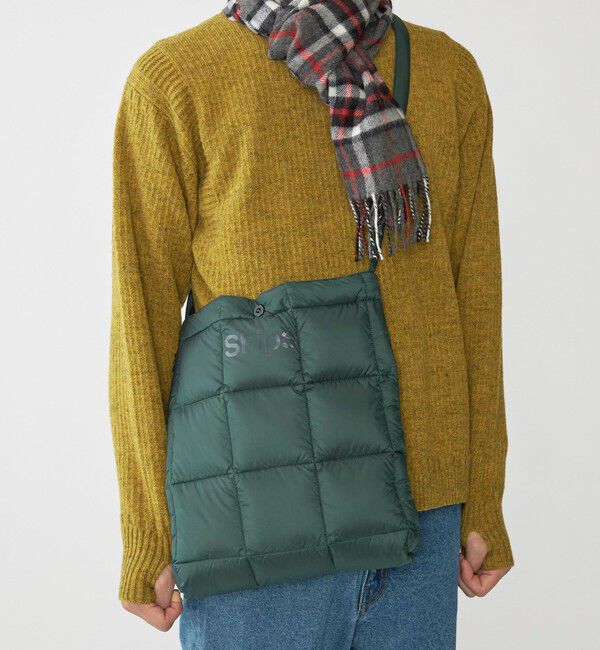 SHIPS「【WEB限定/SHIPS別注】TAION: ダウン スクエア ショルダー バッグ」|ショルダー・メッセンジャー|