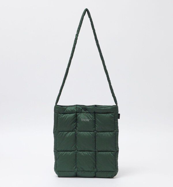 SHIPS「【WEB限定/SHIPS別注】TAION: ダウン スクエア ショルダー バッグ」|ショルダー・メッセンジャー|
