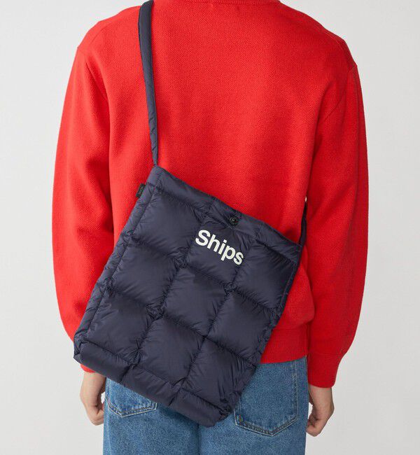 SHIPS「【WEB限定/SHIPS別注】TAION: ダウン スクエア ショルダー バッグ」|ショルダー・メッセンジャー|