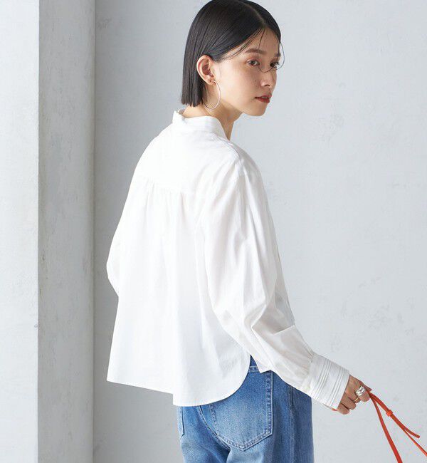 SHIPS for women「〈手洗い可能〉ブロード ボウタイ ブラウス」|シャツ・ブラウス|