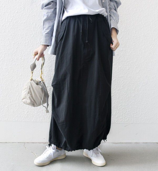 SHIPS for women「【SHIPS別注】M53:〈手洗い可能〉ミリタリー ファティーグ スカート」|スカート|