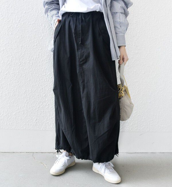 SHIPS for women「【SHIPS別注】M53:〈手洗い可能〉ミリタリー ファティーグ スカート」|スカート|